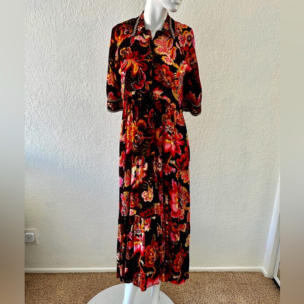 A Loves A Dress Paisley Print Tiered Maxi Dress Size XS • NEW WITH TAGS •